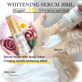 AILKE Whitening Moisturizing Anti-Freckle Body Lotion, Suitable For Face And Body, Glutathione Korean Women's Skin Care Products (Color: 20nl whitening serum)