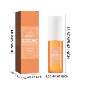 Brazilian Perfume,Fruity Fragrance Perfume Mist,Brazilian Perfume For Women Bodymoisturize Skin 3.17oz (Color: ORANGE)
